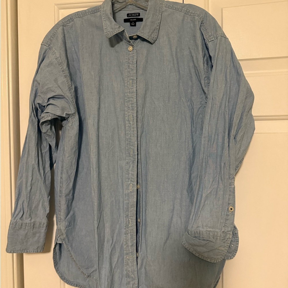 J. Crew Light Blue Button Down Shirt
